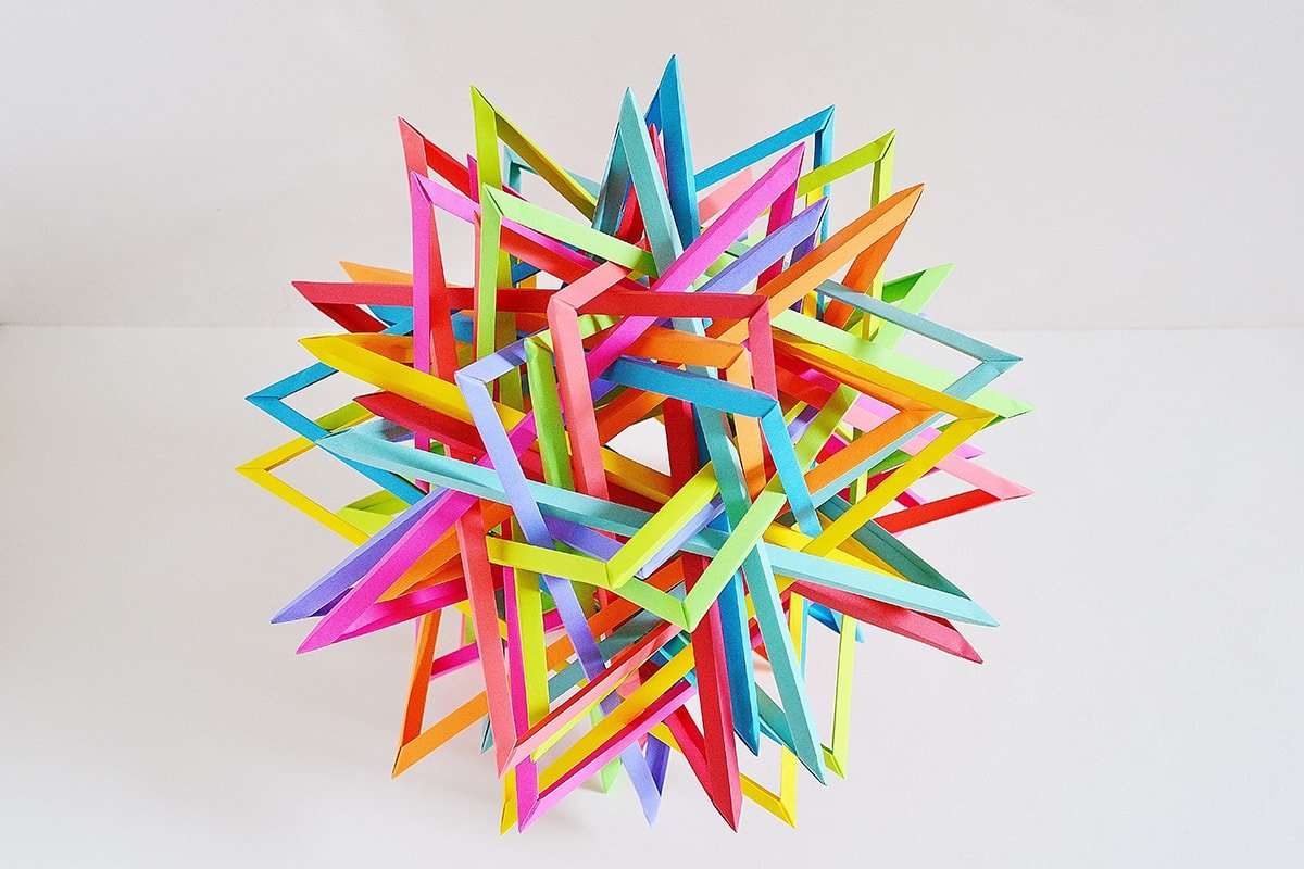 Thirty Interlocking Triangles (Byriah Loper)