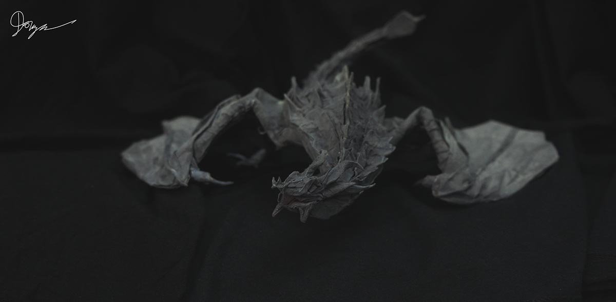 Origami Paarthurnax