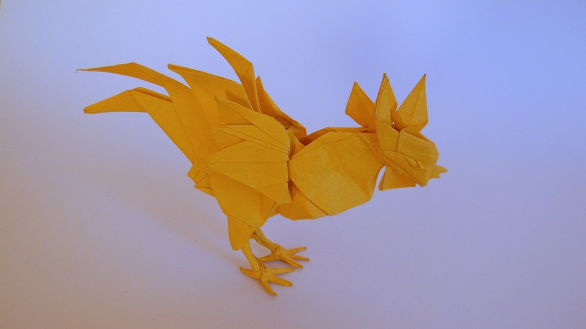 Origami Rooster