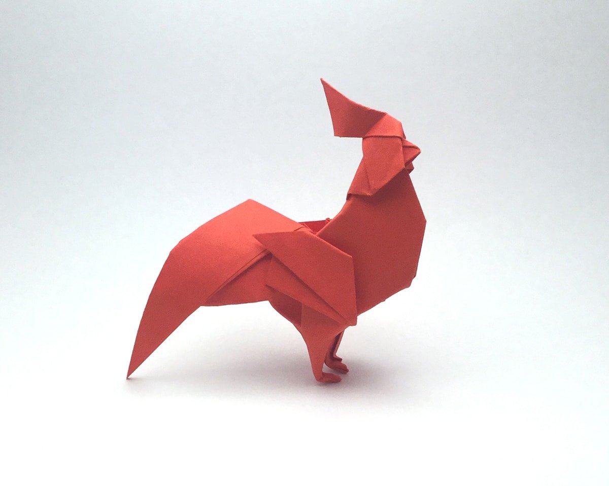 Origami Rooster