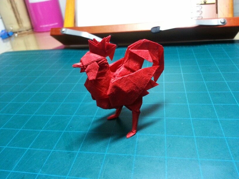 Origami Rooster