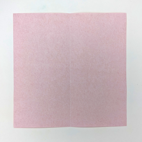 origami box paper fold step 1