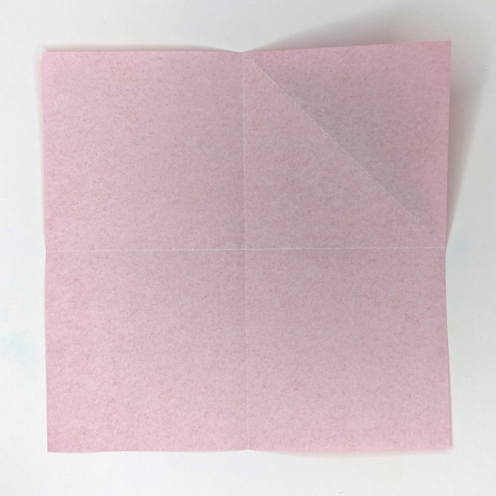 origami box paper fold step 3