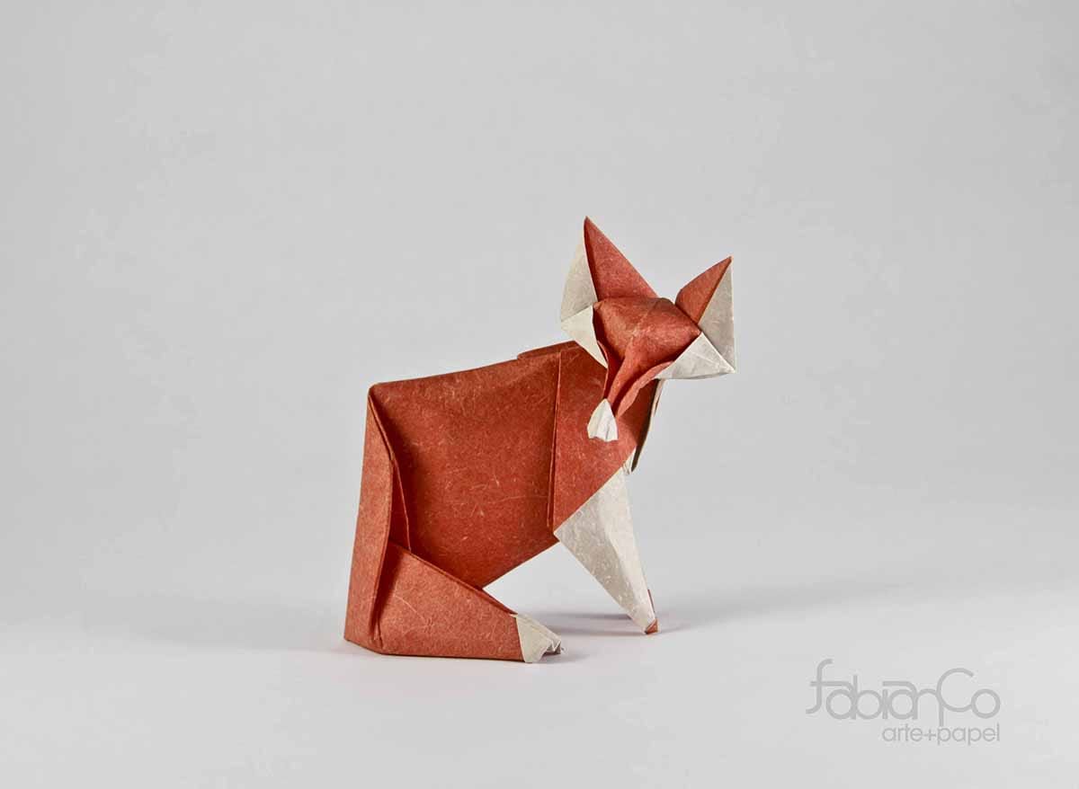 Origami Fox by Fabian Correa