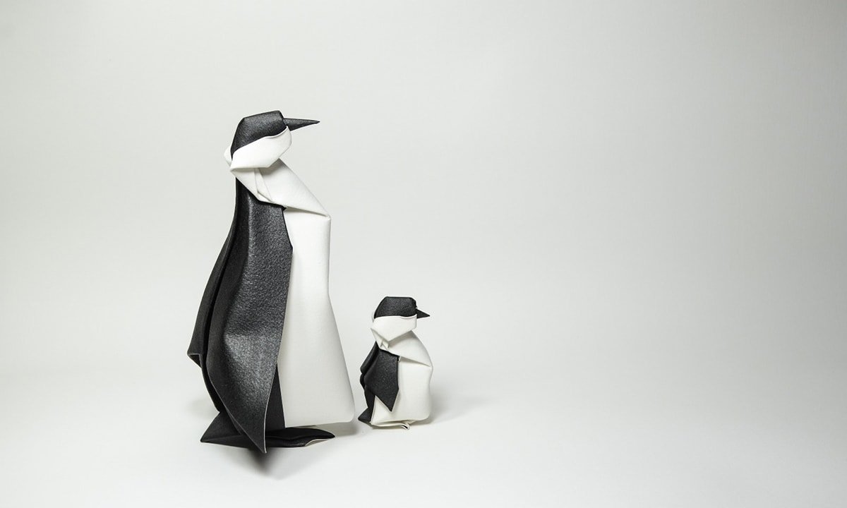 Penguin Mother and Baby