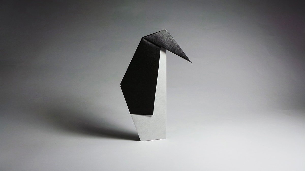 Traditional Origami Penguin