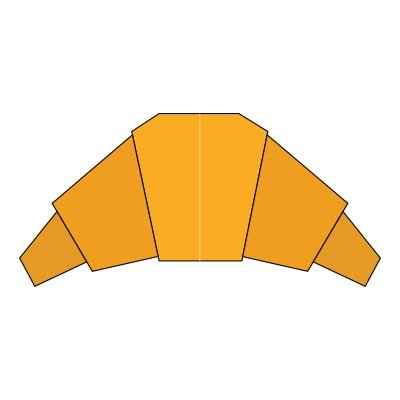 origami croissant