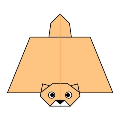 origami flying squirrel