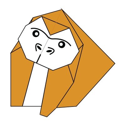 origami gorilla