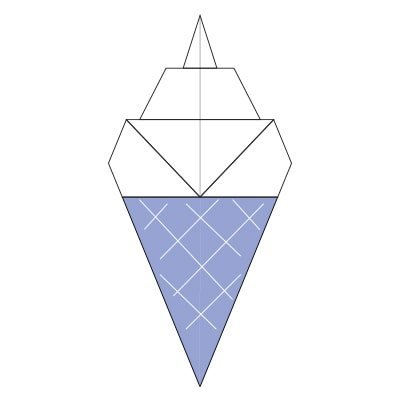 origami ice cream