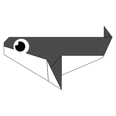 origami killer whale