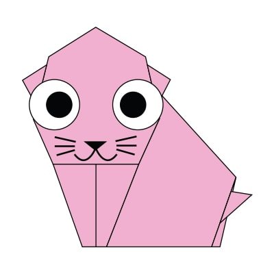 origami kitty