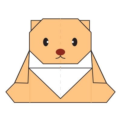 origami teddy bear