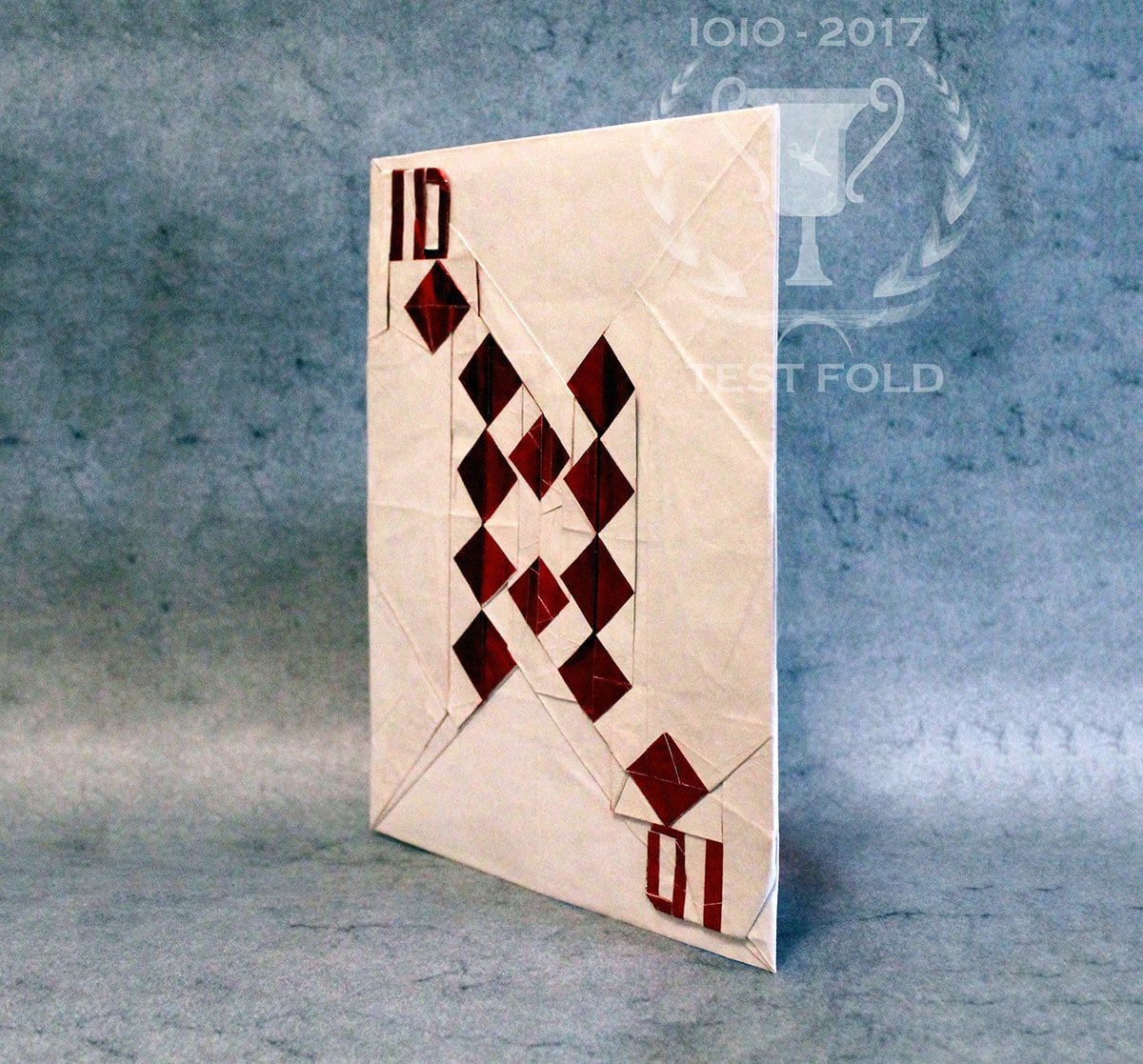 10 of Diamonds Card