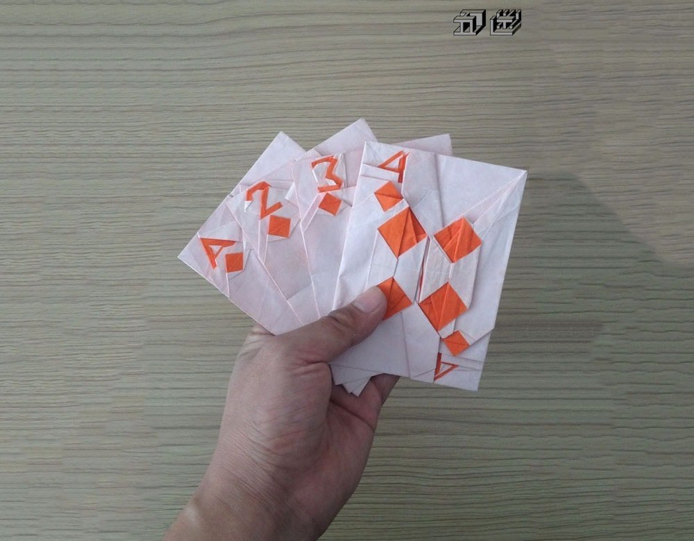 Ace, Two, Three and Four of Diamonds