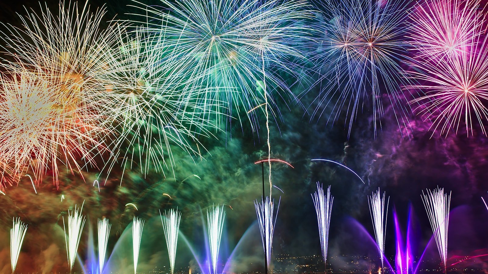 Colourful Fireworks