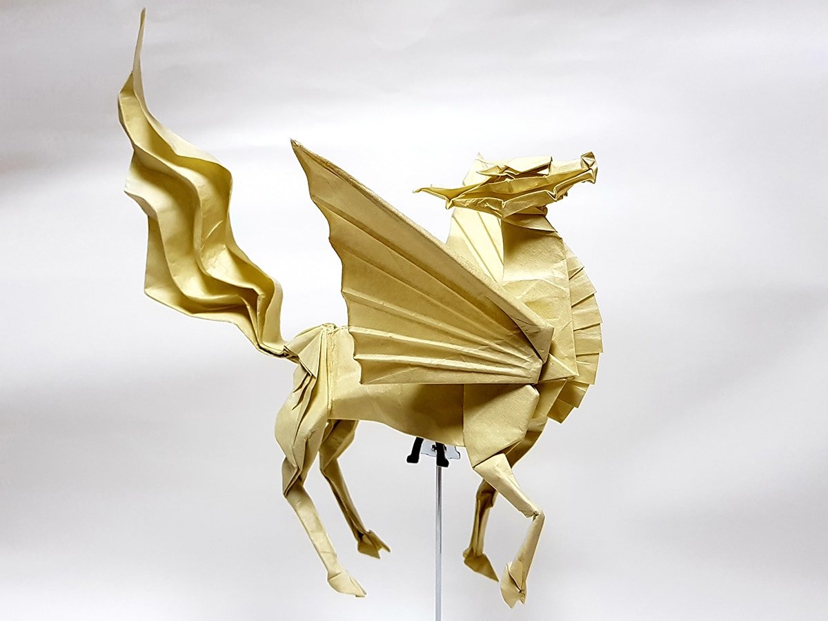 Winged Kirin by Satoshi Kamiya