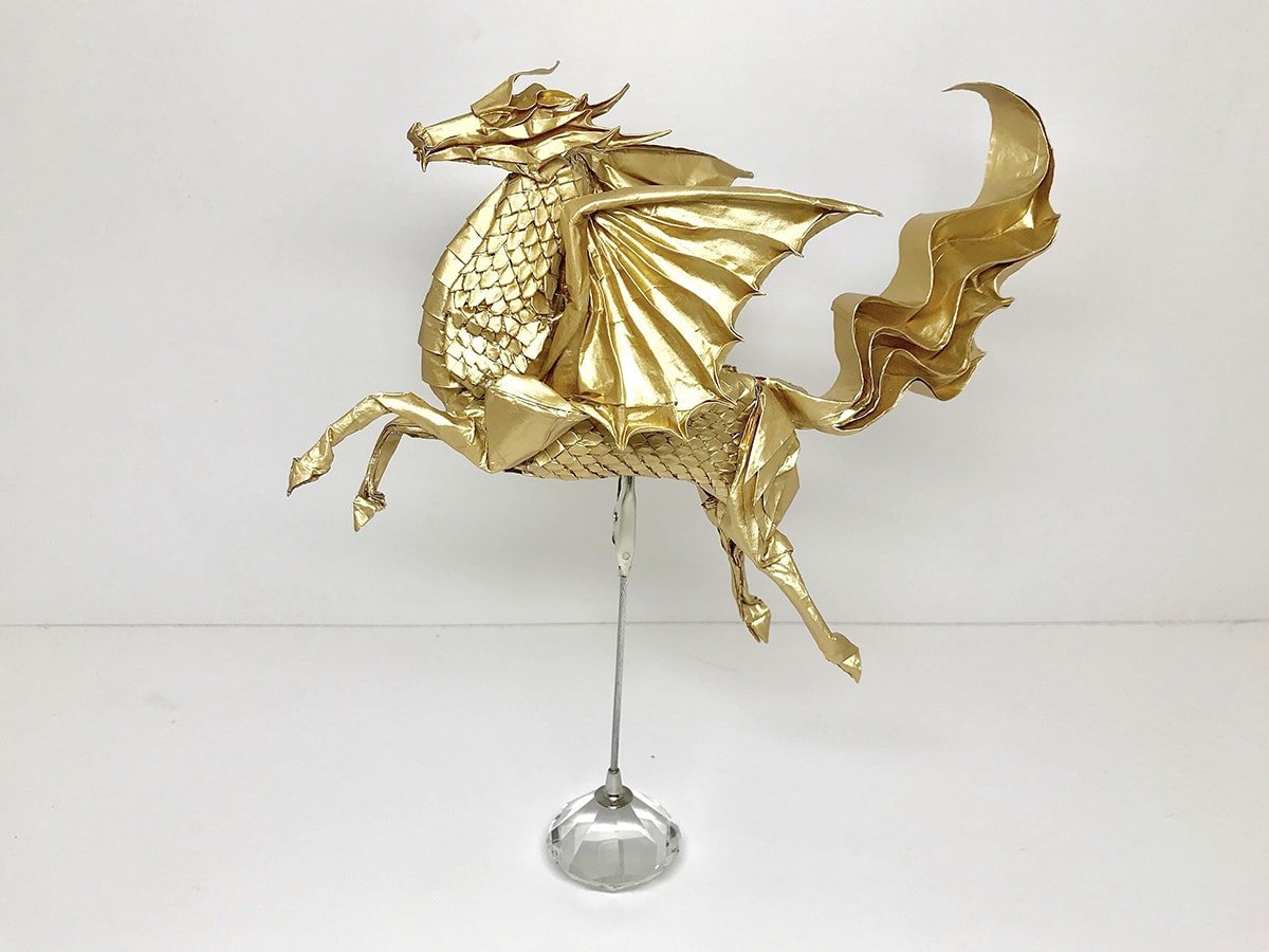 Scaled Winged Kirin by Satoshi Kamiya