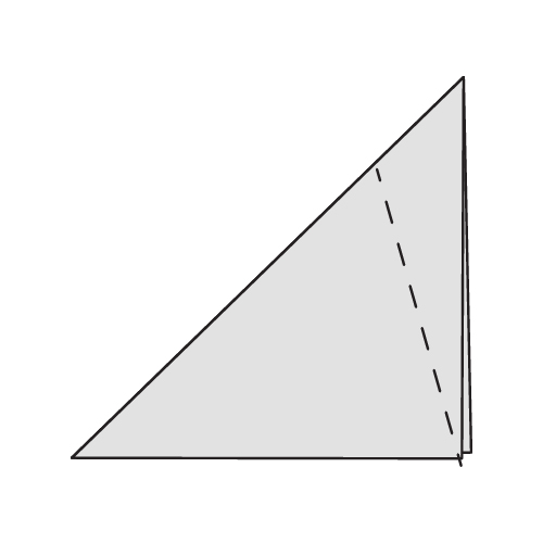 Traditional Origami Fox Diagram Step 6