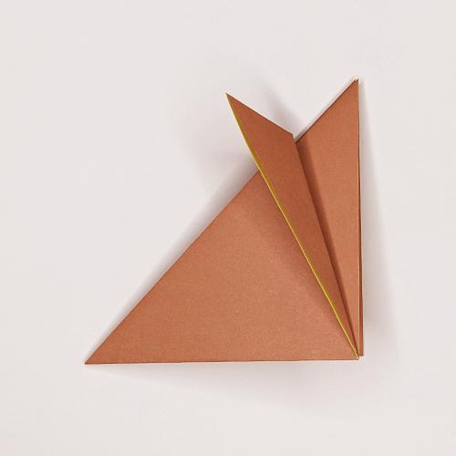 origami fox step 6 paper fold