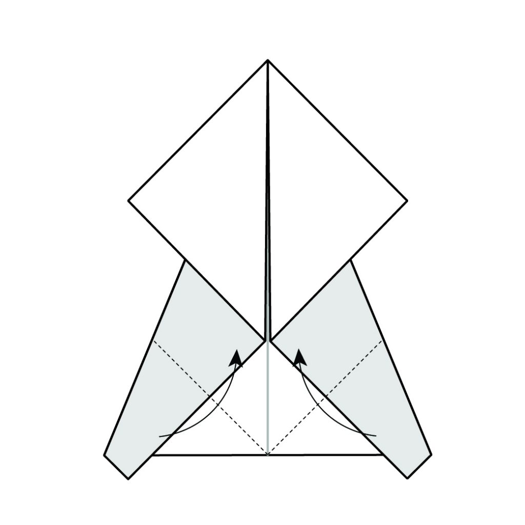 origami turtle diagram step 4