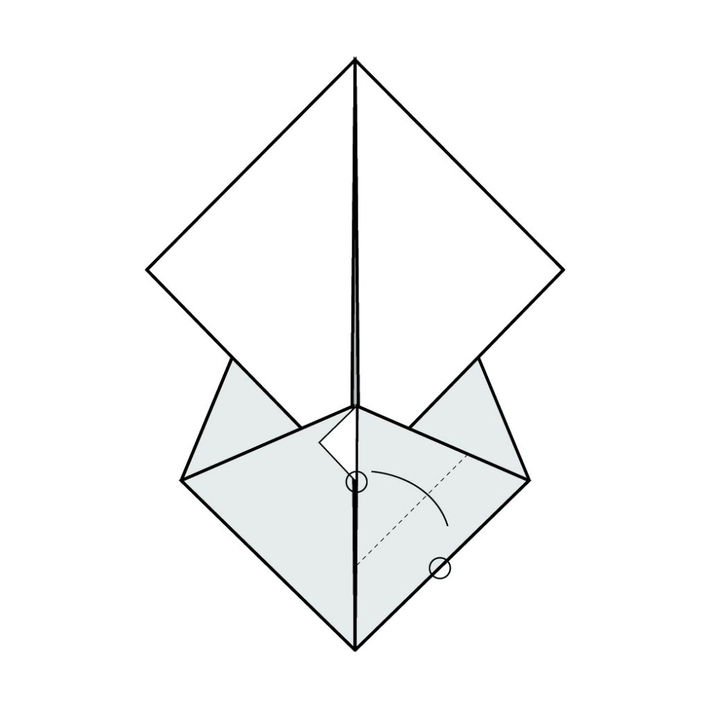 origami turtle diagram step 5