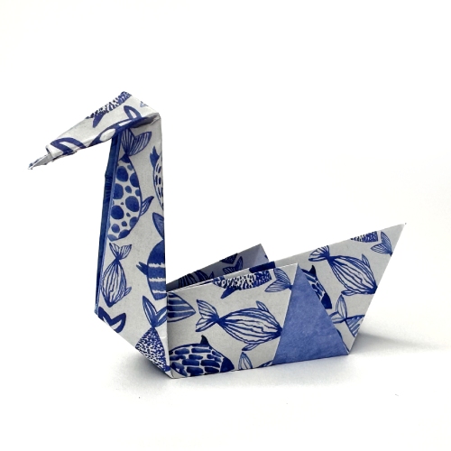 easy origami swan
