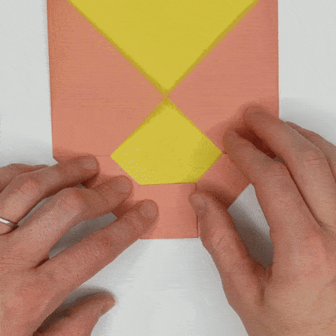 origami envelope paper fold step 14