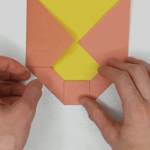 origami envelope paper fold step 17