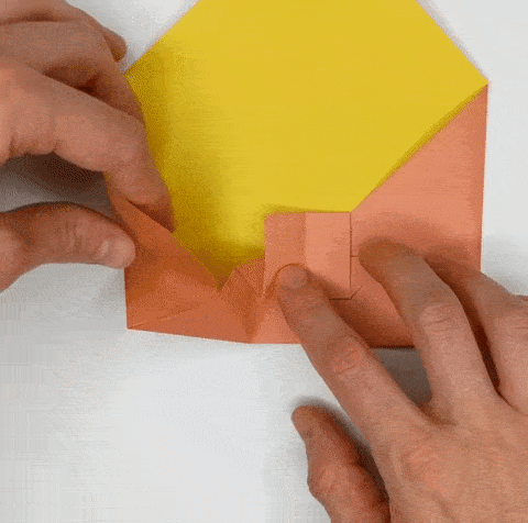 origami envelope paper fold step 20