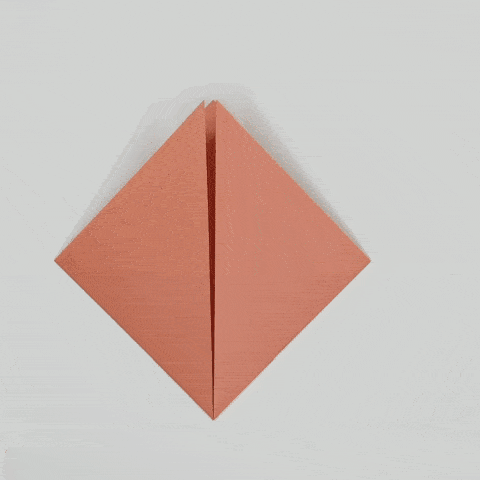 origami fox paper fold step 4