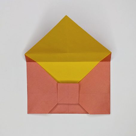 origami envelope paper fold step 22
