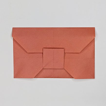 origami envelope paper fold completed