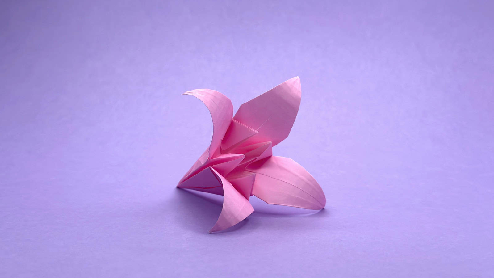 traditional origami lily