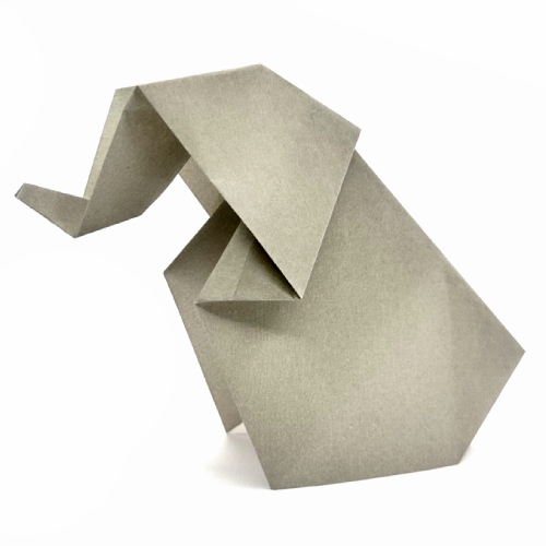 easy origami elephant