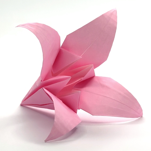 easy origami lily