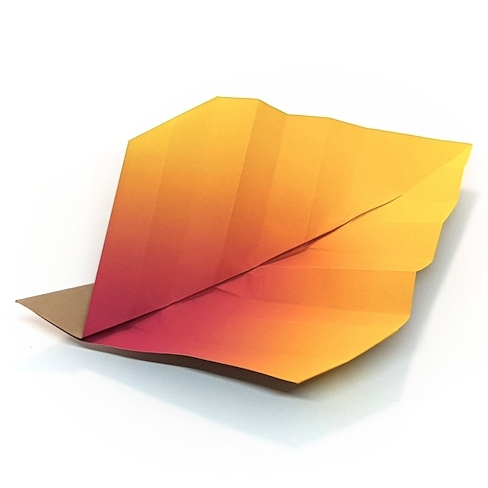easy origami leaf