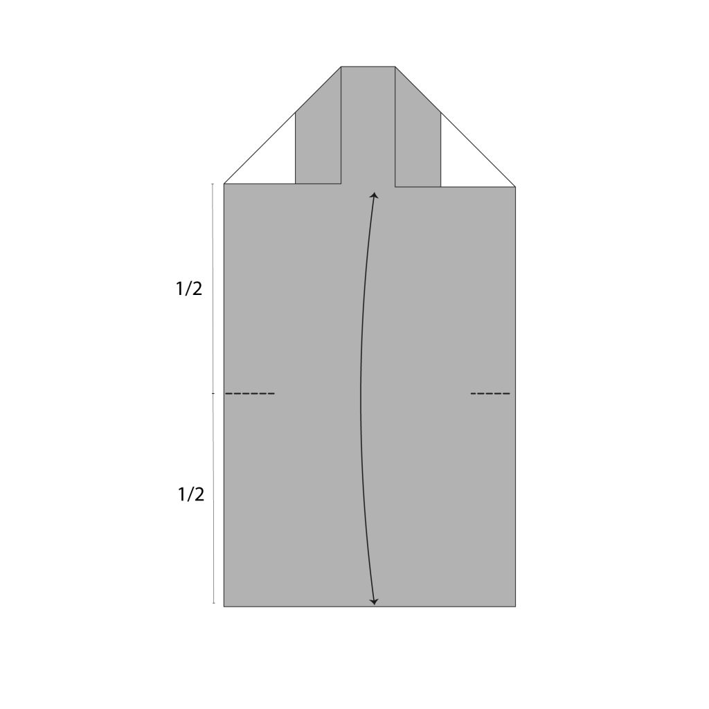 origami happi diagram step 3