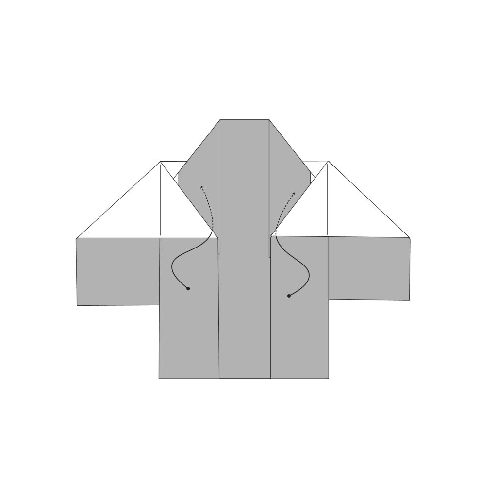 origami happi diagram step 9