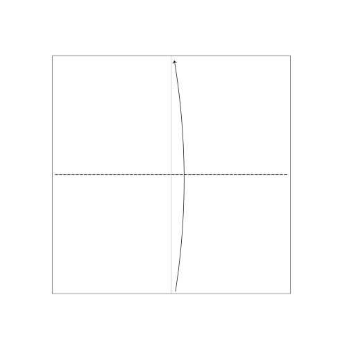 origami kimono diagram step 2