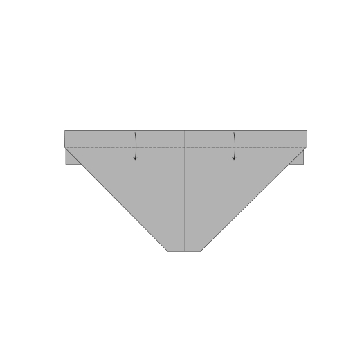 origami kimono diagram step 6