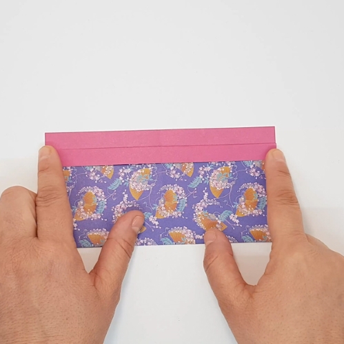 origami kimono paper fold step 3