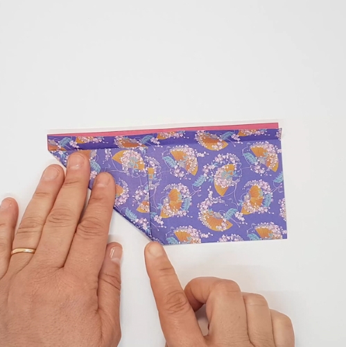 origami kimono paper fold step 4