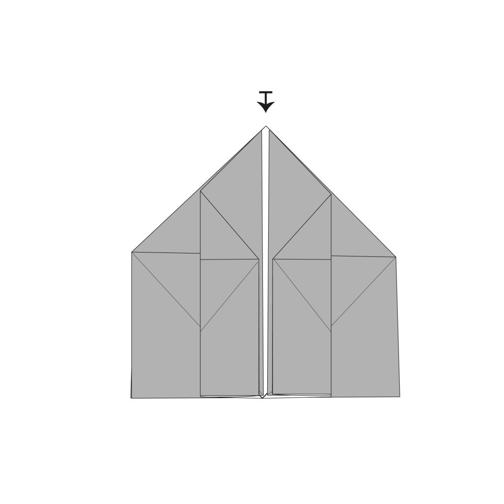 origami sanbou box diagram step 11