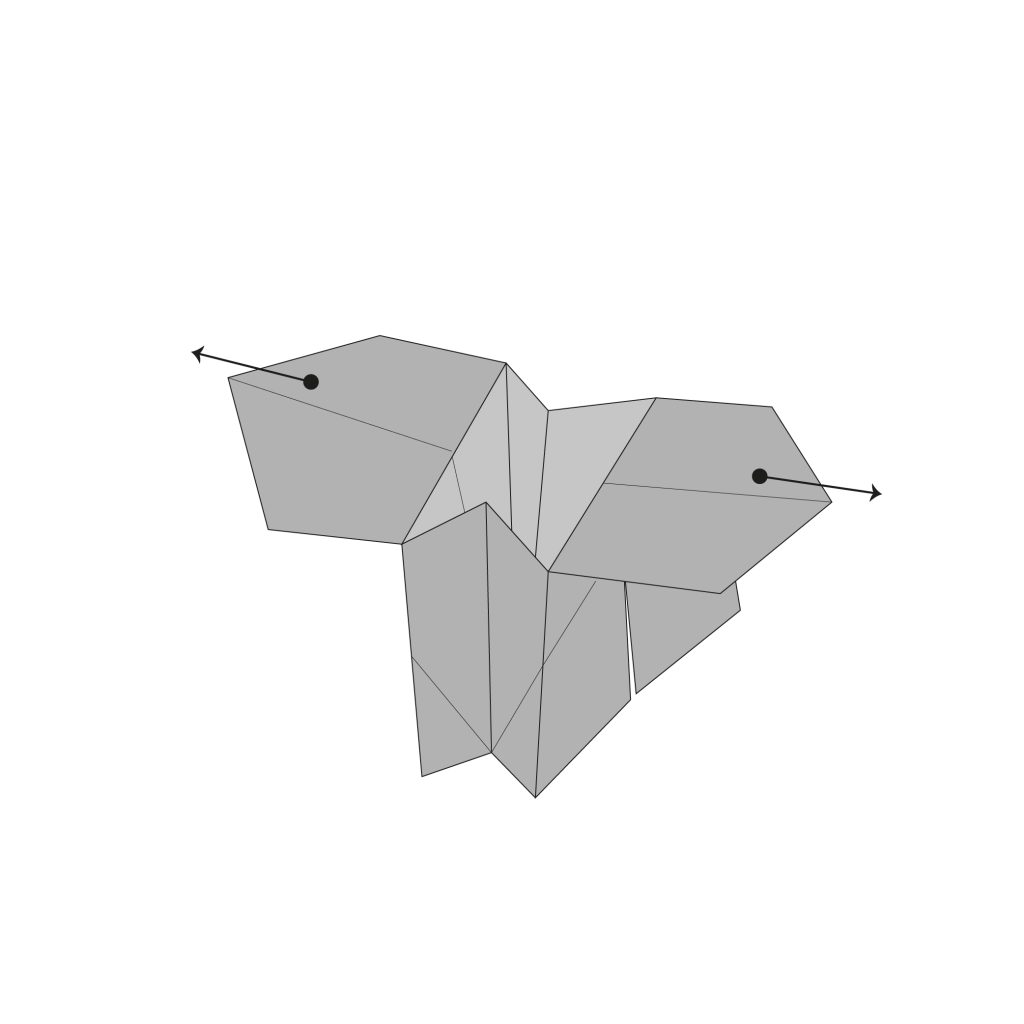 origami sanbou box diagram step 13