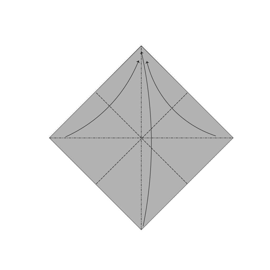 origami sanbou box diagram step 5