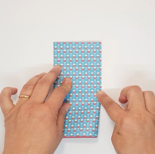 origami sanbou box paper fold step 1