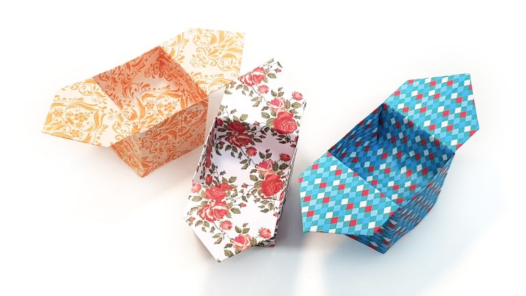 origami sanbou boxes