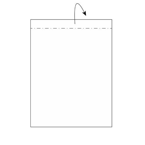 origami shirt diagram step 1