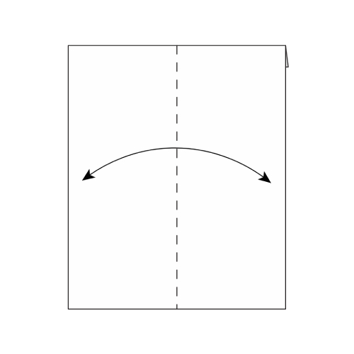 origami shirt diagram step 2